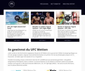 MMaringreport.com(MMA Ring Report) Screenshot