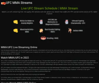 MMastreams.me(UFC MMA Streams) Screenshot