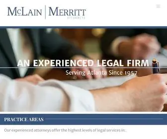MMatllaw.com(McLain & Merritt) Screenshot