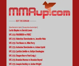 MMaup.com(MMAshare Streams) Screenshot