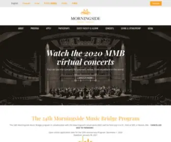 MMB.international(Morningside Music Bridge 2016 celebrates 20 years of world) Screenshot