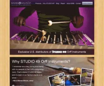 MMbmusic.com(STUDIO 49 Orff Instruments) Screenshot