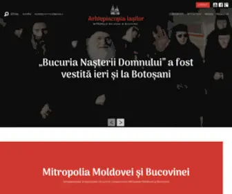 MMB.ro(Site-ul oficial al Arhiepiscopia Iașilor) Screenshot