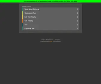 MMcconcussiontests.com(MMcconcussiontests) Screenshot
