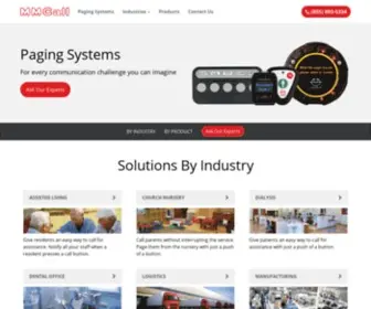 MMcallus.com(Paging Systems) Screenshot