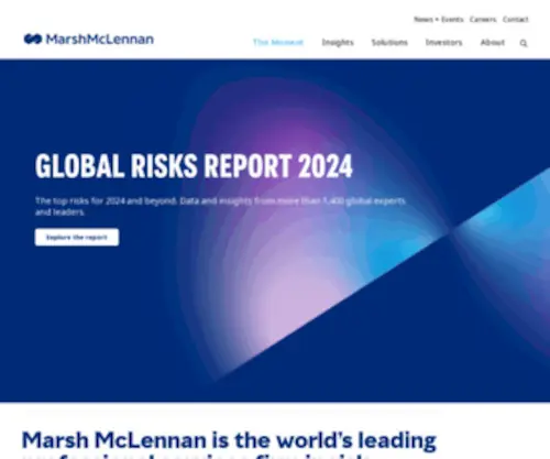 MMC.com(Marsh McLennan) Screenshot