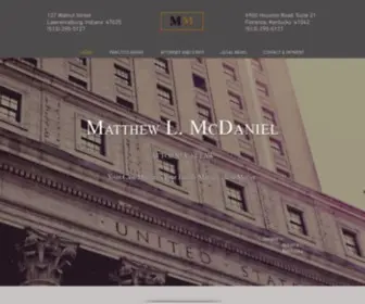 MMCDaniellaw.com(Matthew L) Screenshot