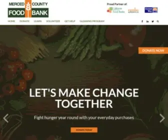 MMCFB.org(Merced County Food Bank) Screenshot