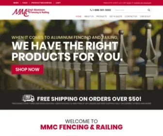 MMcfencingandrailing.com(MMC Fencing & Railing) Screenshot