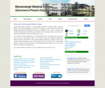 MMC.gov.bd(Mymensingh Medical College) Screenshot