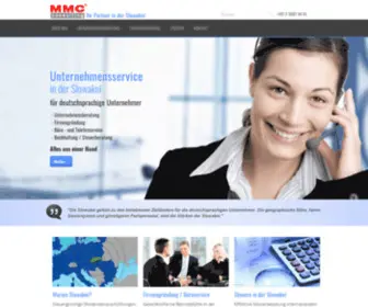 MMC.sk(Unternehmensservice in der Slowakei) Screenshot