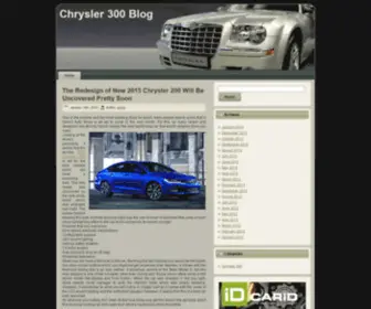 MMDblog.com(Chrysler 300 Blog) Screenshot