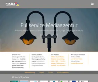 MMD.de(Full Service Mediaagentur. Mediaplanung und Mediaeinkauf) Screenshot