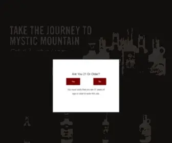 MMdistillery.com(Take the Journey to Mystic Mountain) Screenshot