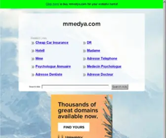 MMedya.com(Choosing the right domain name can be overwhelming. Our personalized customer service) Screenshot