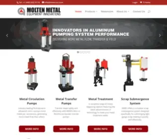 MMei-INC.com(Molten Metal Equipment Innovations) Screenshot