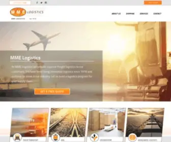 MMelogistics.com(MME Logistics) Screenshot