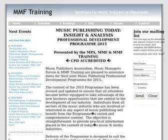 MMF-Training.com(MMF Training) Screenshot