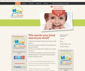 MMfamilyandsleepdentistry.com(Dentist in Hamilton) Screenshot