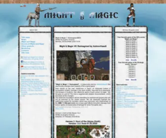 MMgames.ru(Might & Magic Games) Screenshot