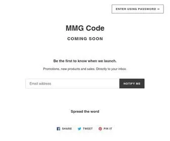 MMgcode.com(MMG Code) Screenshot