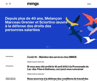 MMGS.qc.ca(Melançon Marceau Grenier Cohen) Screenshot