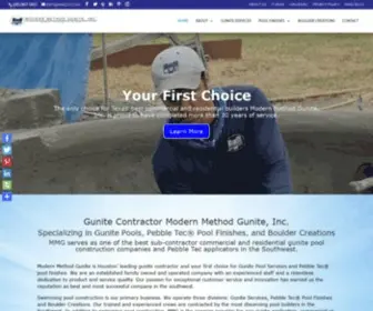 MMGTX.com(Gunite Contractor) Screenshot