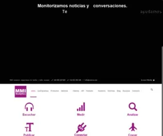MMI-E.com(MMI Analytics) Screenshot