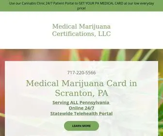 MMJ4U.org(Medical Marijuana Card in Scranton) Screenshot