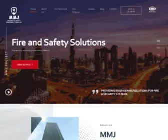 MMJSS.com(Fire & Safety Company in UAE) Screenshot