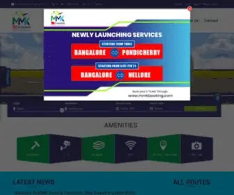 MMkbooking.com(MMK Travels &amp; Transport) Screenshot