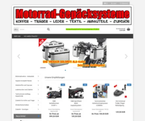 MML-Motorradzubehoer.de(Gepäcksysteme) Screenshot