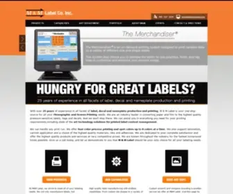 MMlabel.com(M&M Label Company) Screenshot