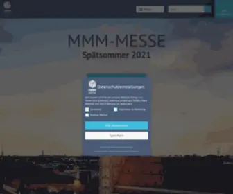 MMM-Messe.de(Am 07. Oktober 2021 heißt es) Screenshot