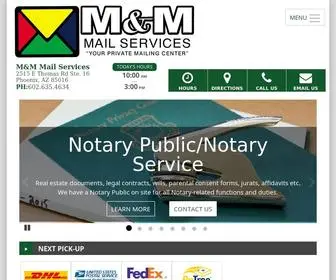 MMMailservices.com(Packing, Shipping, Mailing) Screenshot