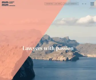 MMMM.es(International law firm in Spain) Screenshot
