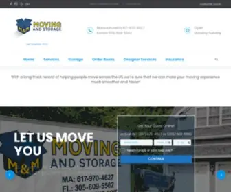 MMMove.com(Moving and Storage Services) Screenshot