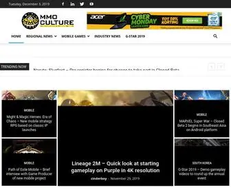 MMoculture.com(MMO Culture) Screenshot