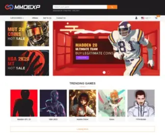 MMoexp.com(The Biggest Trading Market Worldwide For Games Products) Screenshot