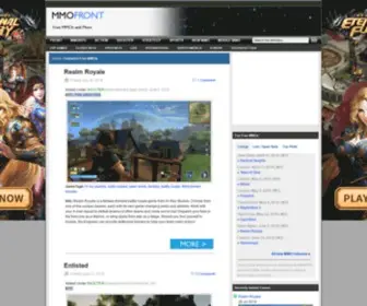 MMofront.com(Tracking the best free MMORPG & free MMO games on the web) Screenshot