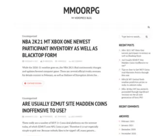 MMoorpg.com(My WordPress Blog) Screenshot