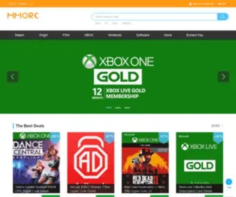 MMorc.com(Try to be the last stop of your Video Games CD Key purchasing) Screenshot