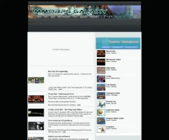 MMorpg-Galaxy.de(MMORPG Galaxy) Screenshot
