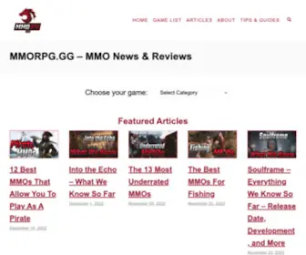 MMorpg.gg(MMO News & Reviews) Screenshot