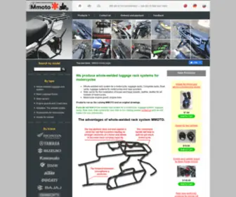 MMotoracks.com(Whole-welded luggage racks system,Rear racks,Rack system,Engine guard,Side carrier) Screenshot