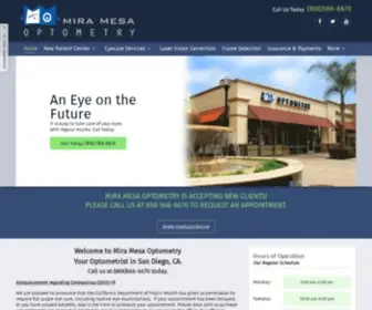 MMoweb.com(Family Eye Care in San Diego) Screenshot