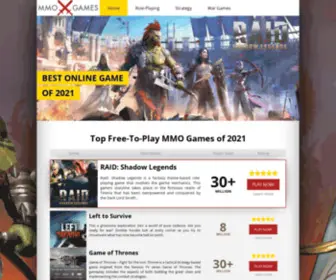 MMoxgames.com(Top MMO Games) Screenshot