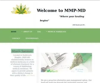 MMP-MD.com(Medical Marijuana Certifying Doctors) Screenshot