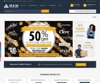 MMproducts.com(Natural Skin Care Products) Screenshot