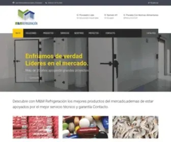 MMrefrigeracion.com.ec(Inicio) Screenshot